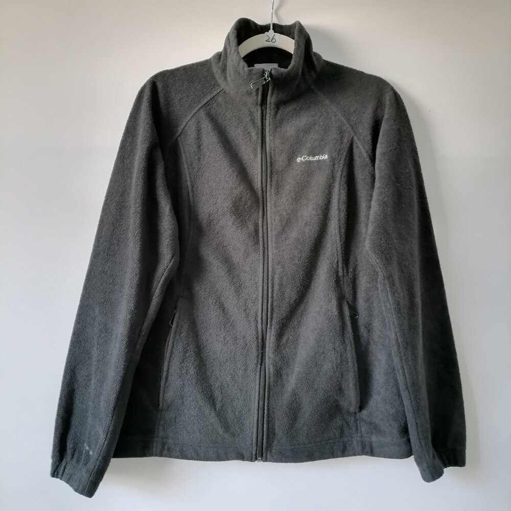 Columbia Sportswear Company Womens Black Sawyer Rapids Full Zip Jacket Size L